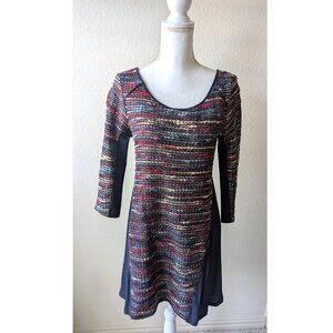 Anthropologie Purple A-line Sweater Dress by Maeve - Size SP